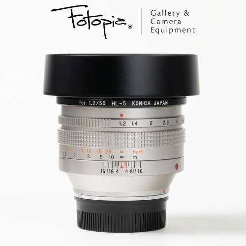 || Konica M-Hexanon 50mm F1.2 Limited / Prototype with hood & filter ||