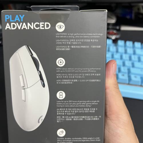 Logitech G304 無線滑鼠(白色)