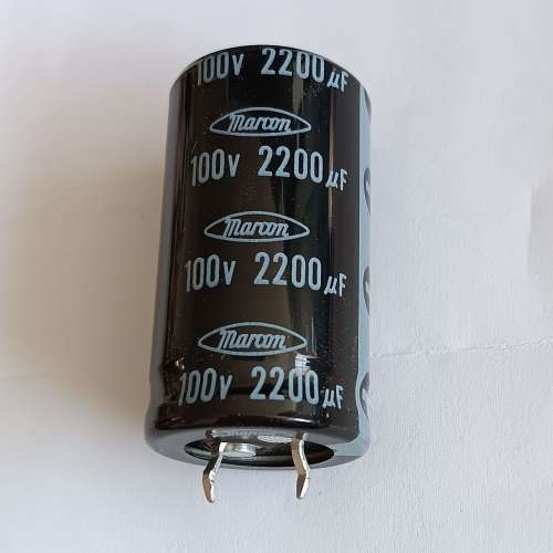 2200uF 100V 電容, 日本Marcon.