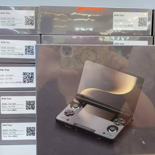🚛包順豐櫃 預裝天馬AYN THOR 奧丁雷神雙屏幕掌機遊戲機🎮