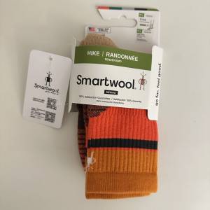 Smartwool Hike Full Cushion Lolo Trail Crew Socks Unisex M/L - Orange - USA