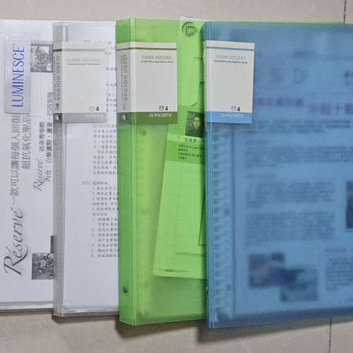 Stationery Files Office Files, folders, 文件夾 (快勞 Files) 5個 新淨企理