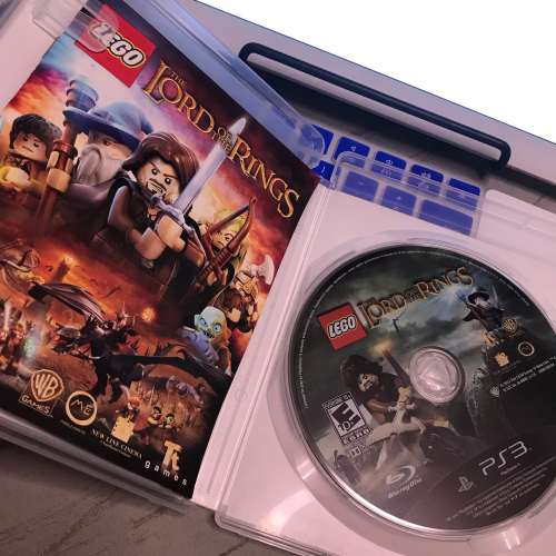 💽 LEGO The Lord of the Rings for PS3 Video Game USED 樂高 遊戲 光碟 🎮