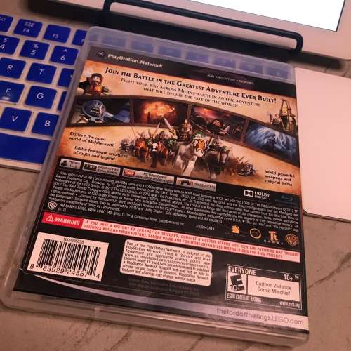 💽 LEGO The Lord of the Rings for PS3 Video Game USED 樂高 遊戲 光碟 🎮