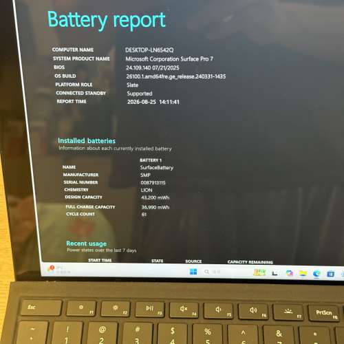 (不議價)Surface Pro 7 i7 16GB RAM, 256GB SSD