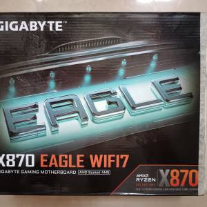 GIGABYTE X870 EAGLE WIFI7 AMD Socket AM5 95% New GAMING MOTHERBOARD PC底板