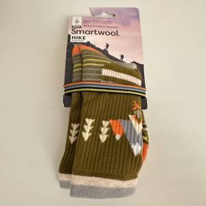 Smartwool Hike Crew Full Cushion Socks Unisex S/M - Olive Green Colour - USA