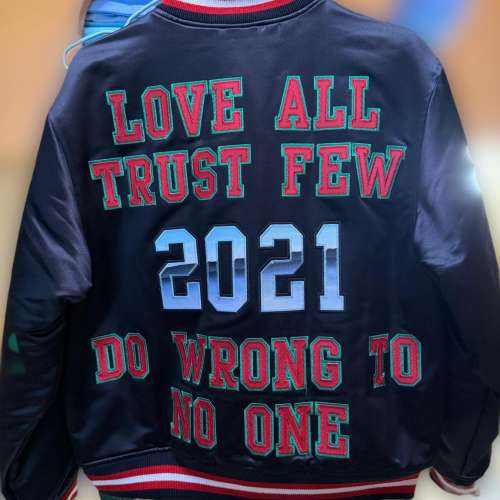Supreme x mitchell & ness 黑色外套（全新）（細碼）