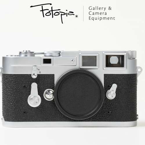 || Leica M3 - Silver Chrome / single stroke with buddha ear strap lug ||