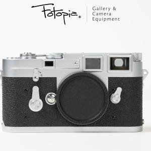 || Leica M3 - Silver Chrome / single stroke with buddha ear strap lug ||