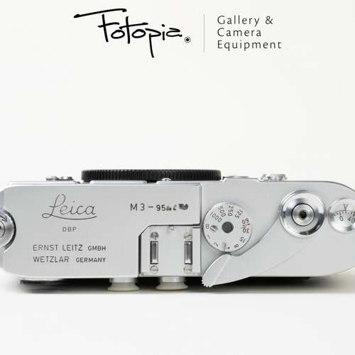 || Leica M3 - Silver Chrome / single stroke with buddha ear strap lug ||