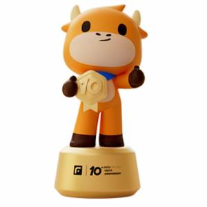 富途牛牛 10週年紀念牛牛公仔