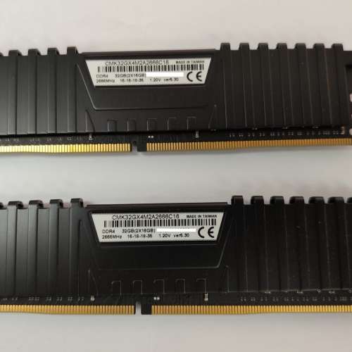 VENGEANCE LPX 32GB (2x16GB) DDR4 DRAM 2666MHz 内存套件 CMK32GX4M2A2666C16