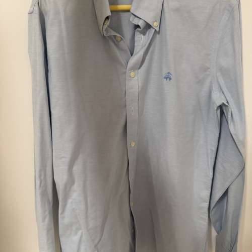 Brooks Brother Milano Fit Shirt 淺藍色 M Size