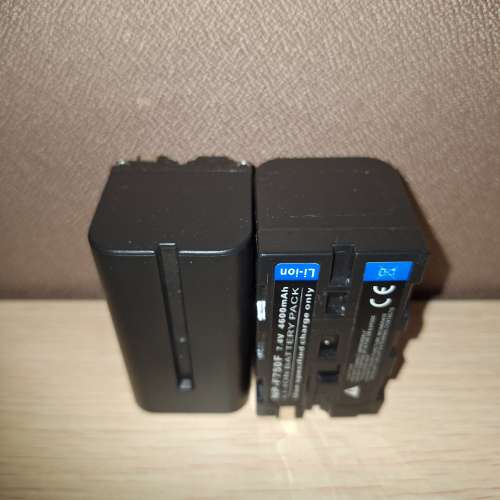 Sony L 系列（NP-F 系列）兼容通用代用锂电池 x2