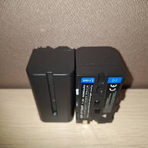 Sony L 系列（NP-F 系列）兼容通用代用锂电池 x2