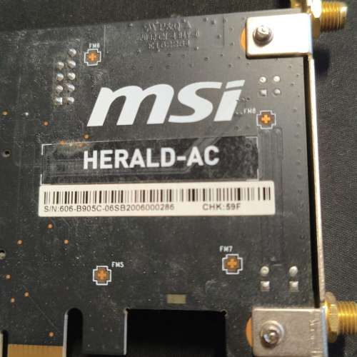 MSI B905C 無線網路卡  AX210 藍牙5.2