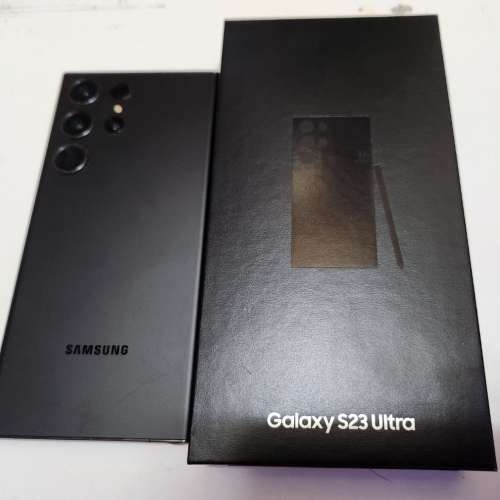 samsung s23 ultra 12+512 黑色港行全套有盒有單已過保養/詳情價錢睇內文/不設議價