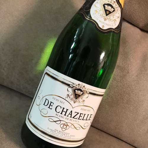 🍷 DE CHAZELLE BLANC Sparkling Wine 750ml 11% FRANCE 🇫🇷 NEW 全新 氣泡酒 氣酒...