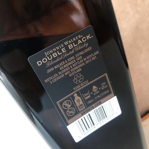 🥃 JOHNNIE WALKER Double Black Label Scotch Whisky 1L 40% NEW 全新 威士忌 醇酒...