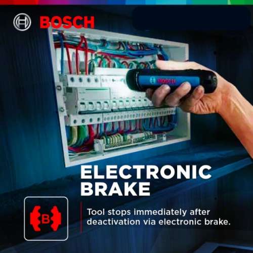Bosch GO 3 (126pcs)Torque Adjustment (7+1) , *DUAL ACTIVATION  w/3 LED ring