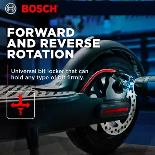 Bosch GO 3 (126pcs)Torque Adjustment (7+1) , *DUAL ACTIVATION  w/3 LED ring