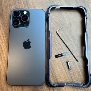 iPhone 15pro max512gb,港行雙卡極新，藍色鈦金屬，冇修冇拆，所有原裝，電池84，跟...