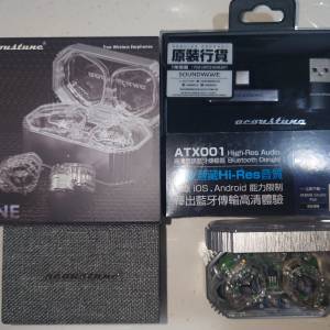 Acoustune HSX One 真無線耳機  + ATX001 藍牙發射器