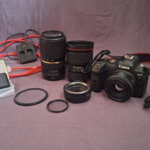 影樓倒閉忍痛割愛! R6 + RF50+EF16-35初代+ 原廠EF-R轉接環+Tamron70-200+送2電+雙...
