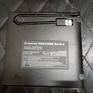 USB 3.0 外置 CD/DVD 燒錄機（型號：ECD819-SU3）。