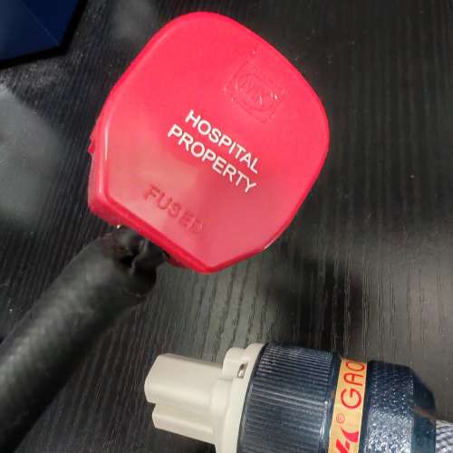 1米 古河 T1無氧銅 英式英標 MK插蘇 電源線