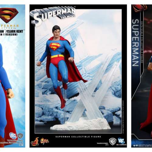 HOT TOYS 1/6 超人 Superman Returns / Superman in 1978 / Justice League &ndash; Sup...
