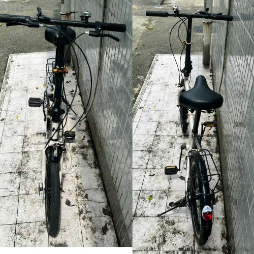 淘寶 HABUNI 20吋 白色 摺疊單車 清屋出售 HK$138.00