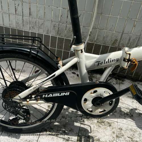 淘寶 HABUNI 20吋 白色 摺疊單車 清屋出售 HK$138.00