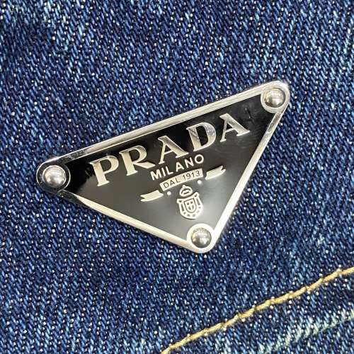 Prada工裝洗水牛仔褲