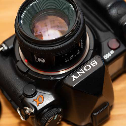 Sony A900 + Minolta 50mm f1.4 + hood 有盒齊配件