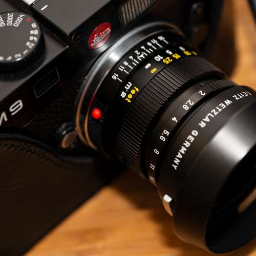 Leica Leitz 50mm f2 Summicron 高腳 ＋12585 hood + 鏡筒 M9 M10 M11 SL2 SL3