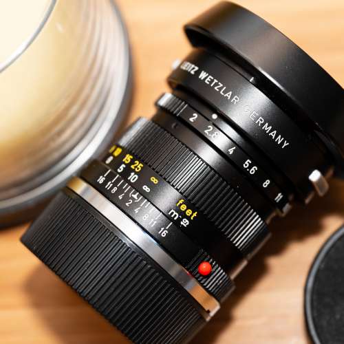 Leica Leitz 50mm f2 Summicron 高腳 ＋12585 hood + 鏡筒 M9 M10 M11 SL2 SL3