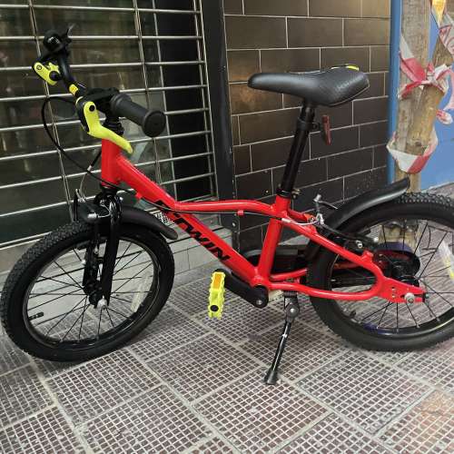 [平放] 9成新 Decathlon B'TWIN 16吋 900 Racing 鋁合金兒童單車 (極輕身/適合4-6...