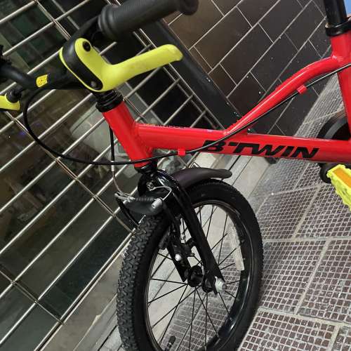 [平放] 9成新 Decathlon B'TWIN 16吋 900 Racing 鋁合金兒童單車 (極輕身/適合4-6...