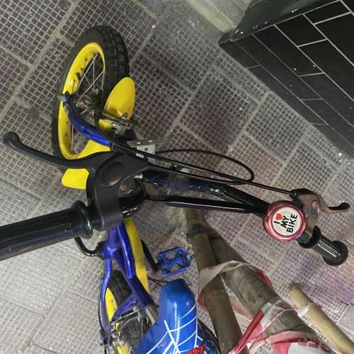 迪士尼 Mickey & Friend 14吋兒童單車｜配 Spider-Man 車座
