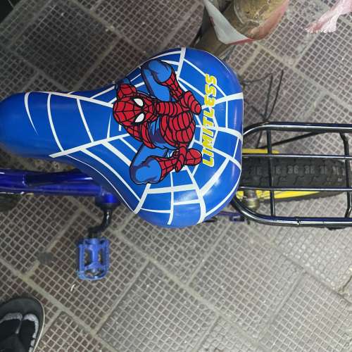 迪士尼 Mickey & Friend 14吋兒童單車｜配 Spider-Man 車座