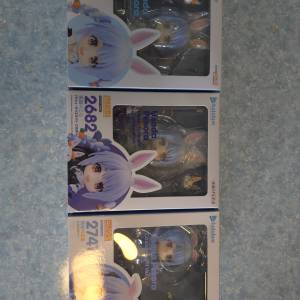 黏士人 Hololive Usada 兔田 Pekora Nendoroid 1823、2682 同埋 2741
