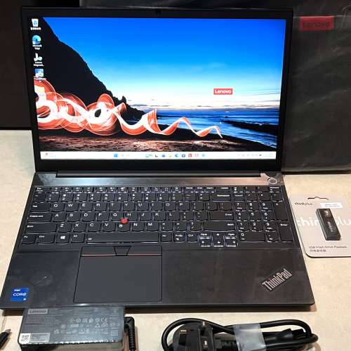真95%新 Lenovo Thinkpad E15 Gen4, 12代 i5-1235U, 16GB RAM, 新512GB SSD, Win11P...