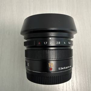 Panasonic 樂聲 LEICA DG SUMMILUX 15mm / F1.7 ASPH (HX015) for M43 mount