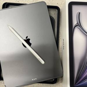 5G流動數版iPad Air 7 (m3) 11吋 128gb+apple pencil pro ,港行極新少用，電池健康...