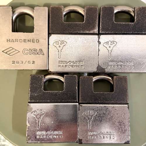 以色列 模帝樂 Mul-t-lock 以色列入口 意大利 CISA 意大利製 重型掛鎖 padlock 大閘...