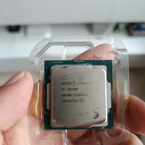 Intel 10代 i3 10100F CPU (運作正常)