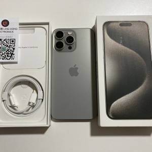 全原裝現貨不議價 iPhone 15 pro 256gb 電池100%外觀99新 eSim + 一張實體sim what...