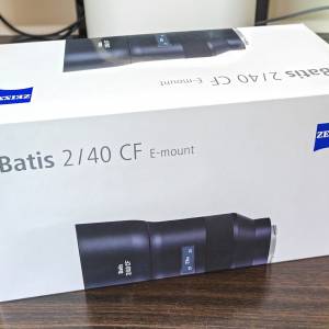 新嘅一樣 ZEISS Batis 40mm f/2 CF 香港行貨 有單有盒 保養至 2027 年 12 月